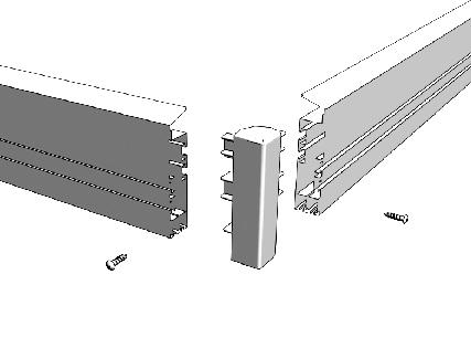 Vue A-A B2 B1 B1 B2 Carton A-A 025 Trou pour l étape 14 PL102 3 Fixer toutes les barres latérales [S1] aux solives de la structure à l aide de vis autoperçantes