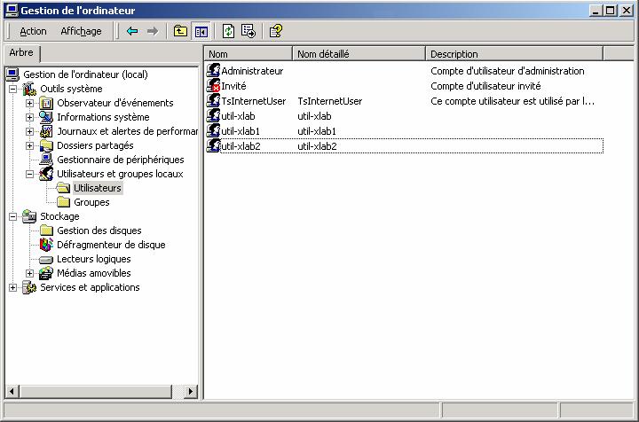 1- Installation de XLAB Pour installer une application sur Windows Server 2000/2003 en mode Terminal Server, il existe 2 possibilités : 1.