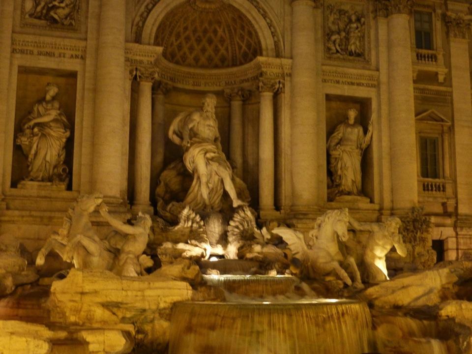 La Fontaine de Trevi Baroque du XVIII