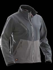 1248 Soft-shell 1292 Hooded soft-shell jacket 100% polyester micro ripstop softshell avec doublure polaire et mesh dans les poches.