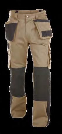 DASSY OFORD PANTALON MULTI-POCHES AVEC POCHES GENOU (200444) Poches flottantes avec sangles porte-outils renforcées avec du Cordura 2 grandes poches plaquées pour intégrer les poches flottantes - 2