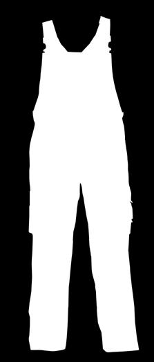 en Cordura - coupe droite - taille réglable - coutures triples - ourlet large (extra 5 cm) certifié EN 14404:2004+A1:2010 - poches genoux ajustables en Cordura en combinaison avec les genouillères 