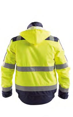 Ces vêtements haute visibilité ont spécialement été développés afin de faire face aux conditions météorologiques défavorables.