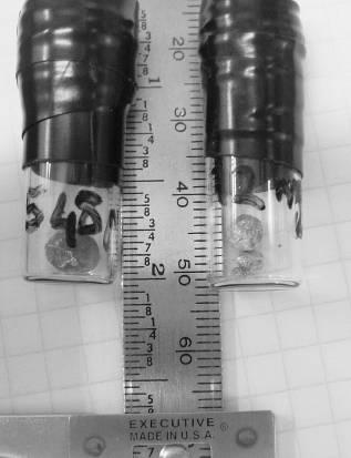 Celles-ci sont broyées, mises dans un porte-échantillon étanche sous azote puis analysées par DRX (cf. Figure 4-7).