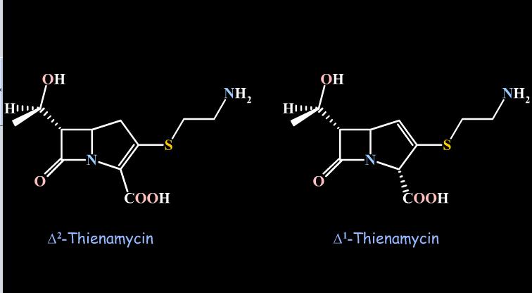 Hypothèse de travail: avec le développement du thienamycine avec des propriétés