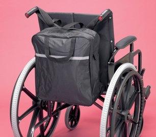 25,5 x 34 x 8,5 cm. 072322-091187715 47,00 1 Sac pour l arrière d une chaise roulante Economy Ce sac imperméable en nylon s adapte de presque toutes les chaises roulantes.