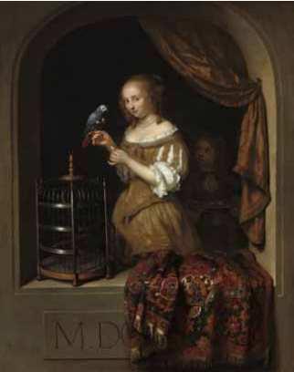 14 Caspar Netscher (1639-1684) Femme au