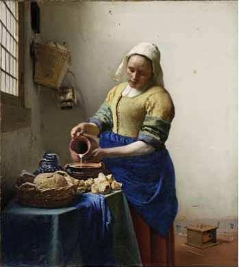 21 Johannes Vermeer (1632-1675) La Laitière vers