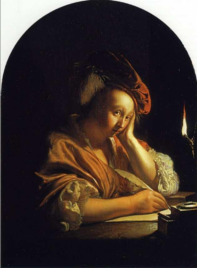 Frans Van Mieris (1635-1681) L inspiration