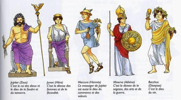 La religion Les Romains sont polythéistes. Ils empruntent des dieux à d autres peuples, comme aux Grecs.