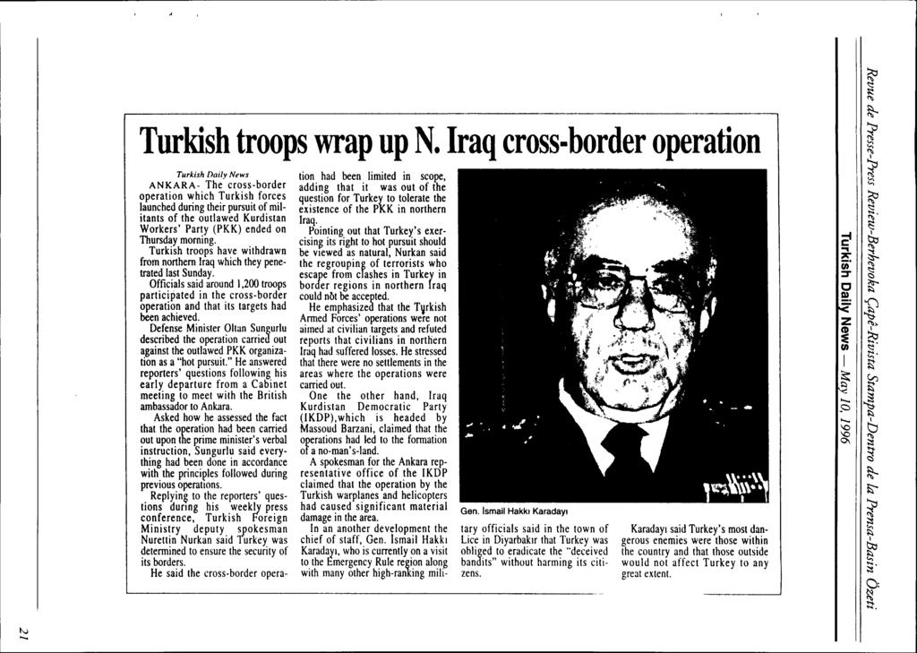 <::: "i... <::: 2... U) ::T C m '"S Z > fi)... <:::... I... -< '"- s:::> '"- 6 \0 \0 0\ ;t 1...... Q: ::to Turkish troops wrap up N.