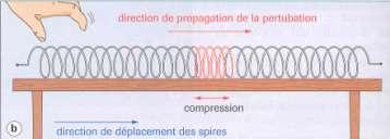 Interprétation : - On dit qu'une onde mécanique a été transmise le long de la corde ; - Le milieu de propagation est la corde.