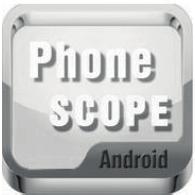 MISE EN MARCHE AVEC UN SMARTPHONE FR Installez l'application. Pour ce faire, allez dans Google Play Store et recherchez "Phonescope" (cf. illustration).