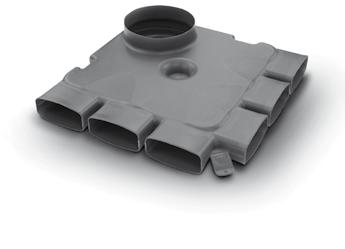 Le raccordement principal de Ø 18 mm est adapté aux dimensions des tuyaux et accepte donc un accessoire de Ø 18 mm.