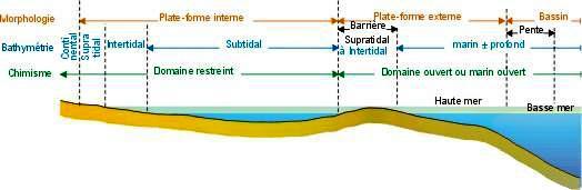 L existence de cette barrière influe directement sur le niveau d énergie, le chimisme des eaux (salinité, oxydation) et l activité biologique.
