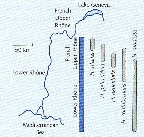 (France) Hildrew et Edington 1979 Distribution