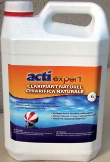 Sans phosphates 1 kg/50 m3 - Colisage 6 ACT-500-0566 7,10 HT Acti Expert Clarifiant naturel Eclaircit naturellement l'eau