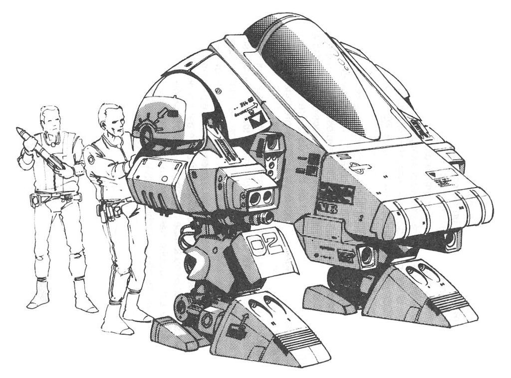 Toute résistance est inutile! AM-05 a été conçu comme le nec plus ultra des armes robotisées, un vrai char de combat.