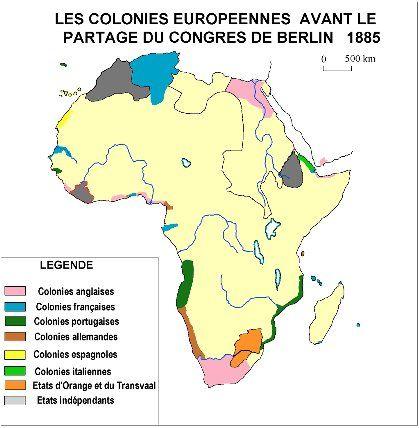Le partage de l Afrique - Les Européens ont des comptoirs commerciaux en Afrique depuis le