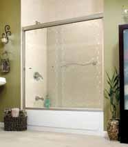 vine porte de baignoire porte de douche porte de baignoire et de douche en alcôve Vine Porte coulissante 6 mm / 1/4" à 2 panneaux pour douche et baignoire en alcôve