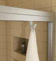 portes coulissantes - alcôve canvas porte de baignoire en alcôve canvas Porte coulissante de 5 mm / 3/16" à 2 panneaux