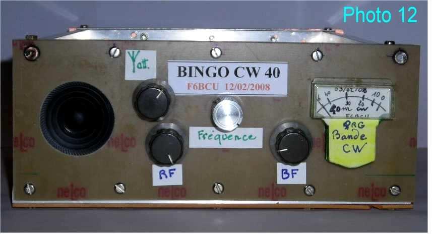 6 La construction sur circuit imprimé du Générateur BINGO CW est le critère incontournable de reproductibilité.