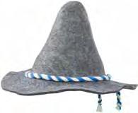 Bord de chapeau: 8 cm de large