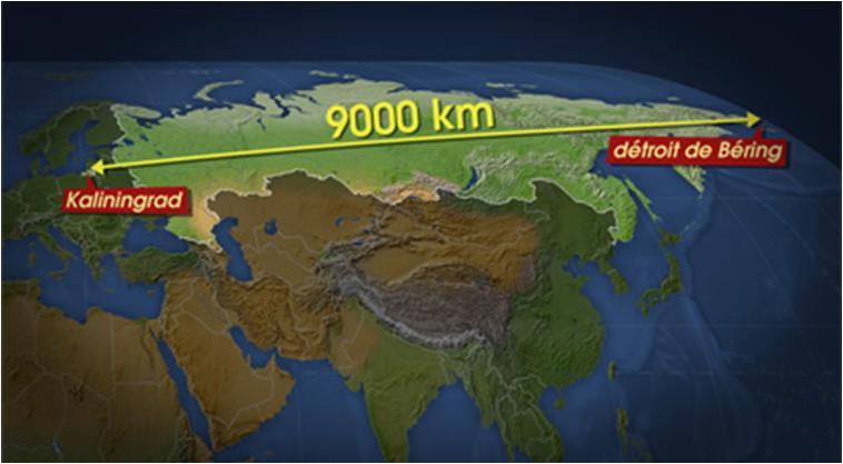 Un pays immense La Russie est le plus grand pays au monde : 17 millions de km².