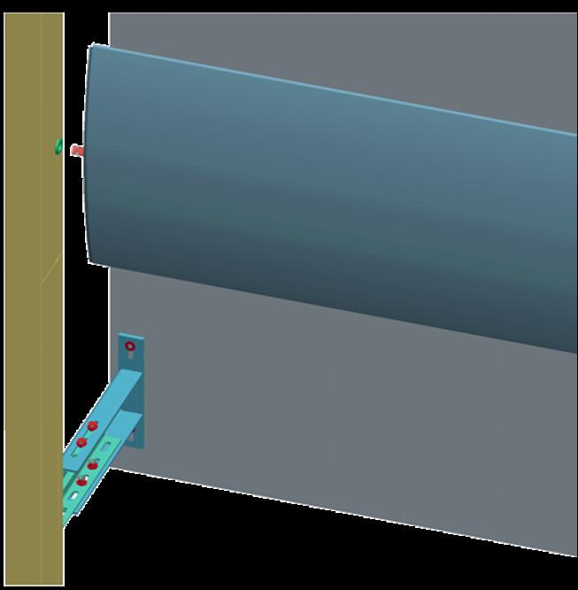 Emboîtement des lames dans les profils porteurs ÉTAPE 1: maintenir les lames bien à l'horizontale (côté