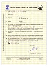 9 Norme et certificats II2G Ex e IIC Gb et II2D Ex tb IIIC Db IP66 selon la directive 94/9/CE et la norme standard EN 60079-0, EN