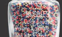 Bubbles: Gouttes de Couleur. Exclusives micro - perles en verre au résultat brillant.