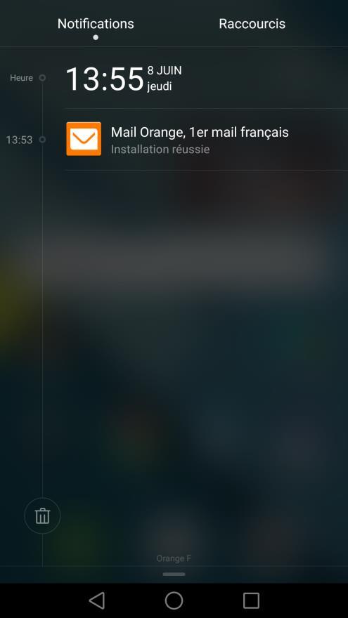 soit installer silencieusement l appli -> le terminal affiche une notification une fois l appli