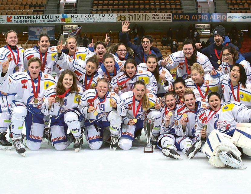 Elle a non seulement remporté la nouvelle Swiss Women s Hockey Cup, mais a également dominé le championnat