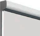 Store toile verticale Soloscreen Store toile verticale pour les petites surfaces vitrées Pose sous linteau ou sur façade Guidage câbles ou coulisses