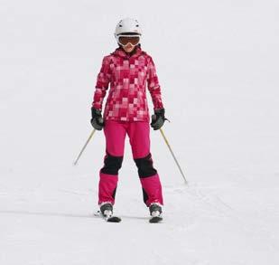 8 Glisser dans la ligne de pente skis parallèles, freiner en chasse-neige Glisser dans la ligne de pente skis parallèles Objectif «glisser dans la ligne de pente skis parallèles»: apprendre à glisser