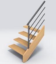 NOTRE GAMME BOIS GAMME FUSION L innovation s inscrit dans cette gamme avec l alliance du bois pour l escalier et du métal pour les poteaux,