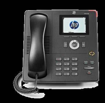 Gammes de téléphones IP HP Téléphones 4120 : Le téléphone IP HP 4120 est une solution de bureau Microsoft Lync.