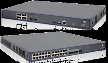 Switch unifié: switch filaire et contrôleur wifi Switches unifiés filaires HP 870, wifi HP 830,contrôleur WLAN HP 850 - Filaire et Wifi dans un seul équipement - Switches 8 et 24 ports GbE PoE+ - Le