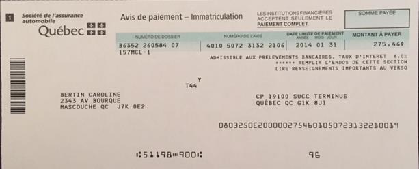 il s'agit donc de ta contribution au régime d'assurance québécois.