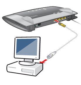 4. Relier votre modem à l ordinateur Configuration PC / PC portable 4.