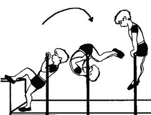 SE BALANCER, TOURNER EN L AIR But: Enchaîner deux actions simples: Exemple 1 : se balancer, lâcher la barre en bout de balancer avant ou arrière, et s équilibrer pour arriver au sol.