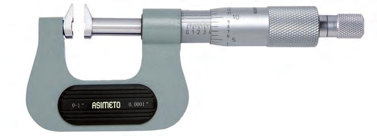 01 mm Pour la mesure d engrenages et de pas Broche FIXE (non rotative) Touches type mâchoires