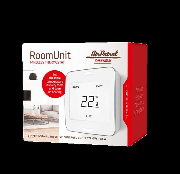 Le système plug-and-play intuitif permet à tout un chacun de régler les thermostats sans fil RoomUnit sans l aide du manuel.