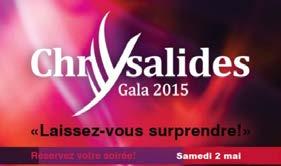 PRIX NOUVELLE ENTREPRISE MOT DU PRÉSIDENT Cher/Chère entrepreneur, Le Gala des Chrysalides 2015 est déjà à nos portes.