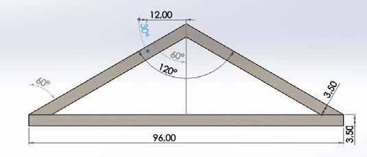 pente de toit en pouces sur 12 po (au pied ) ici c est une pente de 7 po au pied (30 ).