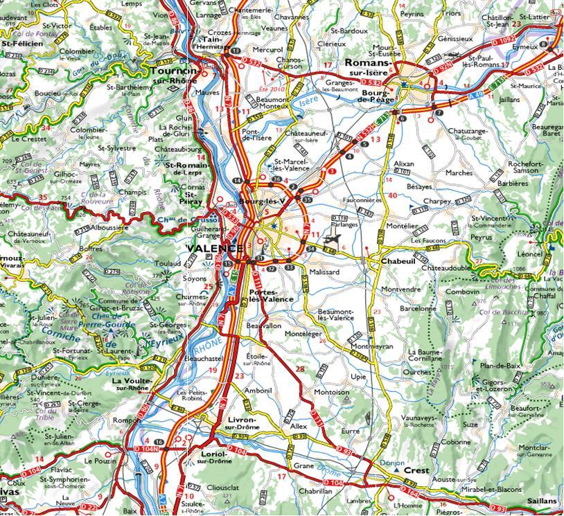 G C Site du championnat A - La commune de Valence : Valence est une commune de 63148 habitants située dans le département de la Drôme.