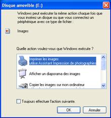 2 La carte mémoire va apparaître dans «Ordinateur» (Windows 7/Windows Vista) ou «Poste de travail» (Windows XP) en tant que Disque