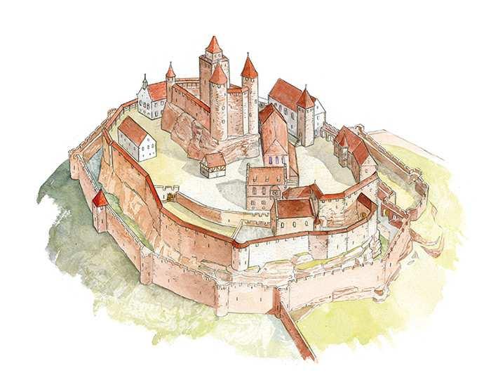 à l issue d un court siège mené par le Maréchal de Créqui sur ordre de Louvois. Le château est intégré à la ligne de défense du Royaume de France.