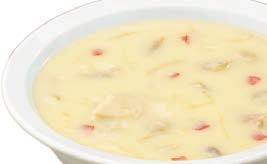 Format : Soupes condensées surgelées en bac Conditionnement : Bac, 3 x 1,81 kg (4 lb).