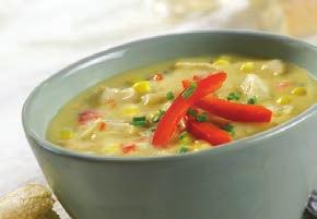cette soupe a une consistance lisse et Cette soupe au poulet crémeuse est faite avec des de terre, des carottes et